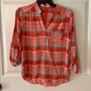 Plaid top